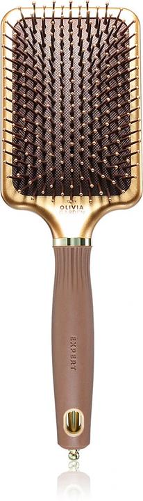 Produktbild Olivia Garden Expert Care Rectangular Nylonborsten Gold&Braun L
