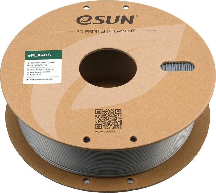 Image du produit eSUN EPLA+HS 1,75mm SILVER 1kg (PLA, 1.75 mm, 1000 g)