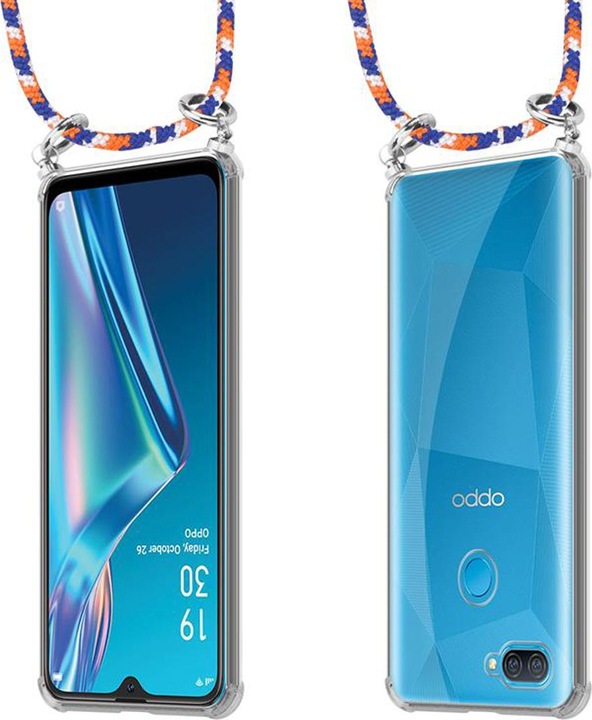 Produktbild Cadorabo TPU Handy Kette SILBER Cover