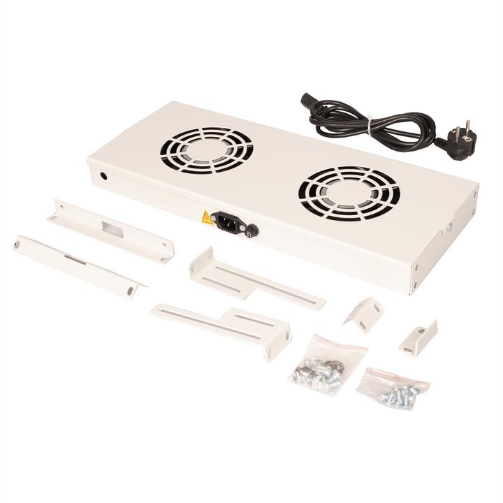 Produktbild Roline 19-inch fan unit 2 fans ON/OFF grey