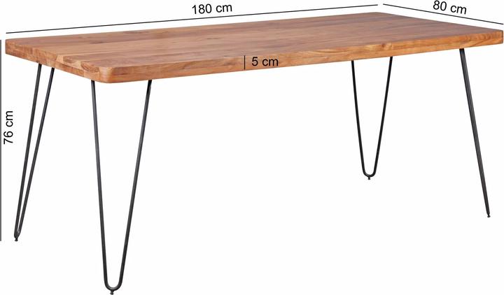 Produktbild Wohnling Bagli (80 x 180 x 76 cm)