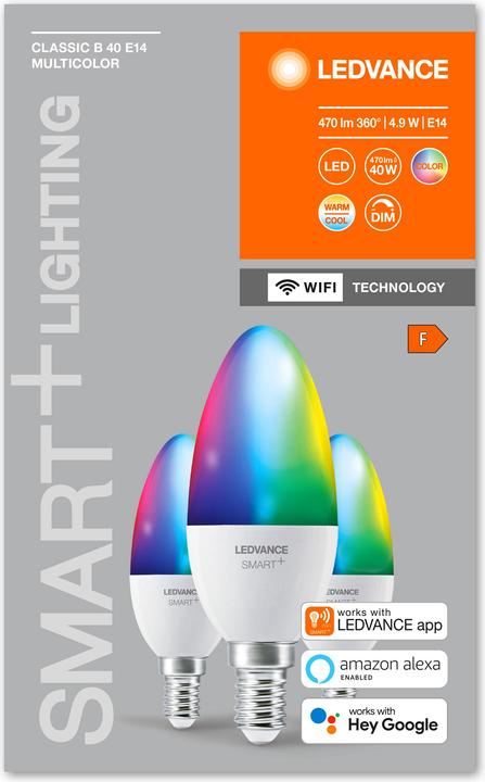 Actual product image Ledvance Smart Candle (E14, 4.90 W, 470 lm, 3 x, F)