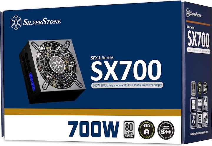 Actual product image Silverstone SST-SX700-LPT v1.1 SFX-L Power Supply 80 PLUS Platinum, modular - 700 Watt (700 W)