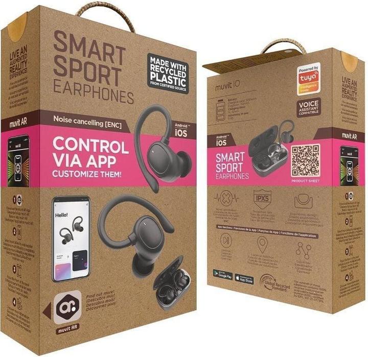 Actual product image Muvit Bluetooth In Ear Headset G95 Schwarz (6 h, Wireless)