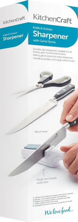 Image du produit Kitchen Craft Aiguisoir pour couteaux et ciseaux