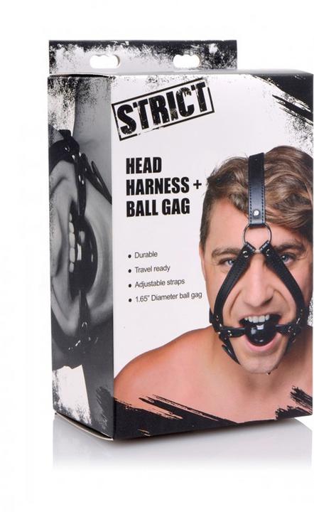 Immagine prodotto XR Brands Head Harness + Ball Gag