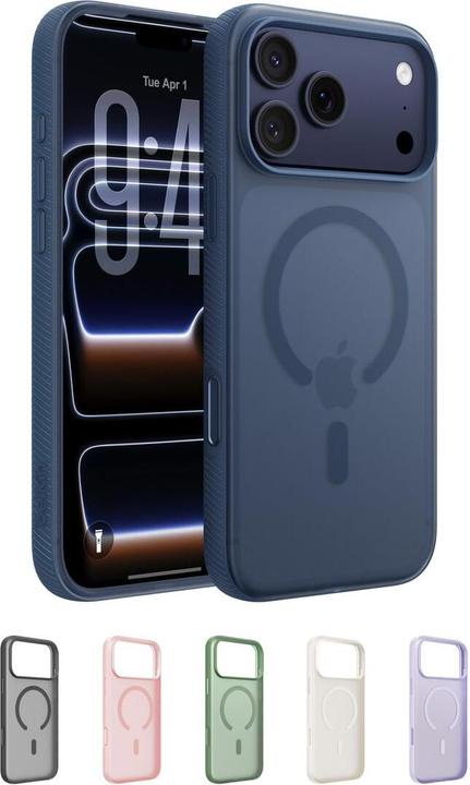 Actual product image Belkin Grip magn. Schutzhülle iPh.17 ProMax dklblau MSA036hqNY (Apple iPhone 17 Pro Max)