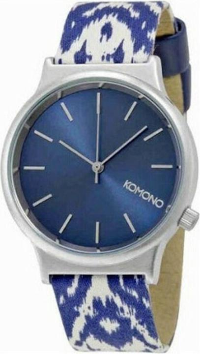 Komono The Wizard Print Series Batik Blues (Analogue wristwatch, 36 mm)