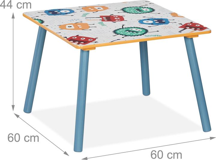 Produktbild Relaxdays 3-tlg. Kindersitzgruppe (Kindertisch)