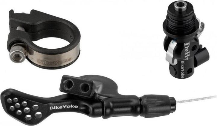 Actual product image BikeYoke DeHy Kit + Triggy + Clamp B1, control unit with Triggy lever for RockShox Reverb 2017