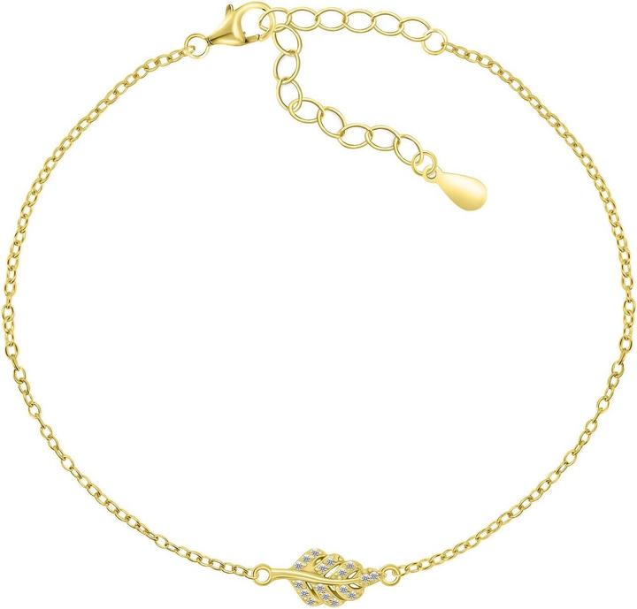 Immagine prodotto Brilio Argento - Bracciale con piume placcato oro BRC82Y