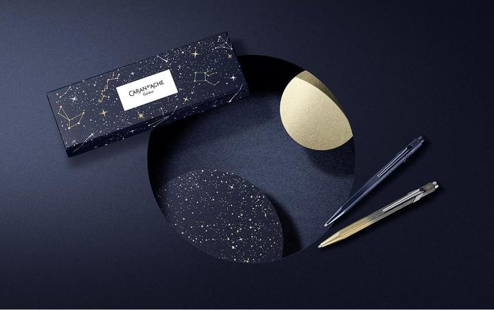 Image du produit Caran d'Ache 849 Cosmic Blue Sonderedition (Or, 1x)