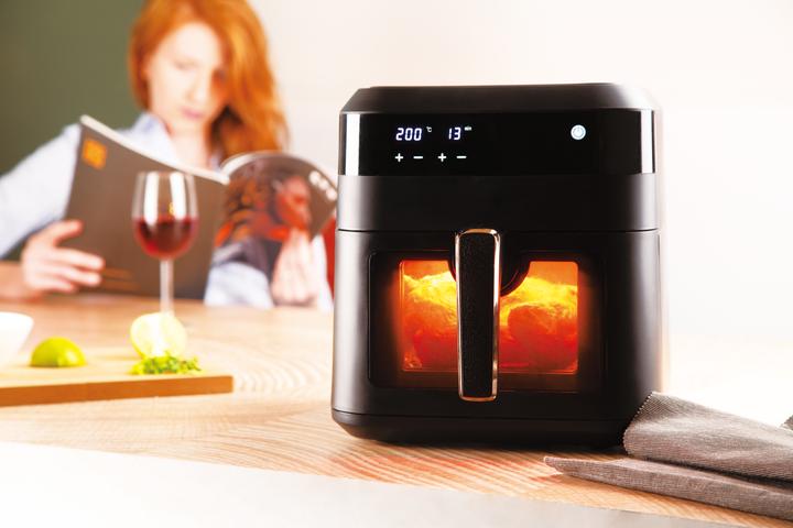 Immagine prodotto BerlingerHaus BH9446 Friggitrice ad aria, 6,3L, finestra visibile Black Rose CollectionMona