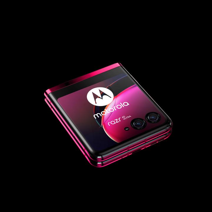 Actual product image Motorola Razr 40 Ultra (256 GB, Viva Magenta, 6.90", SIM + eSIM, 5G)