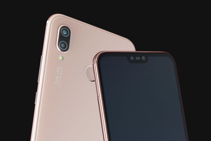 Actual product image Huawei P20 Lite (64 GB, Sakura Pink, 5.80", Hybrid Dual SIM, 16 Mpx, 4G)