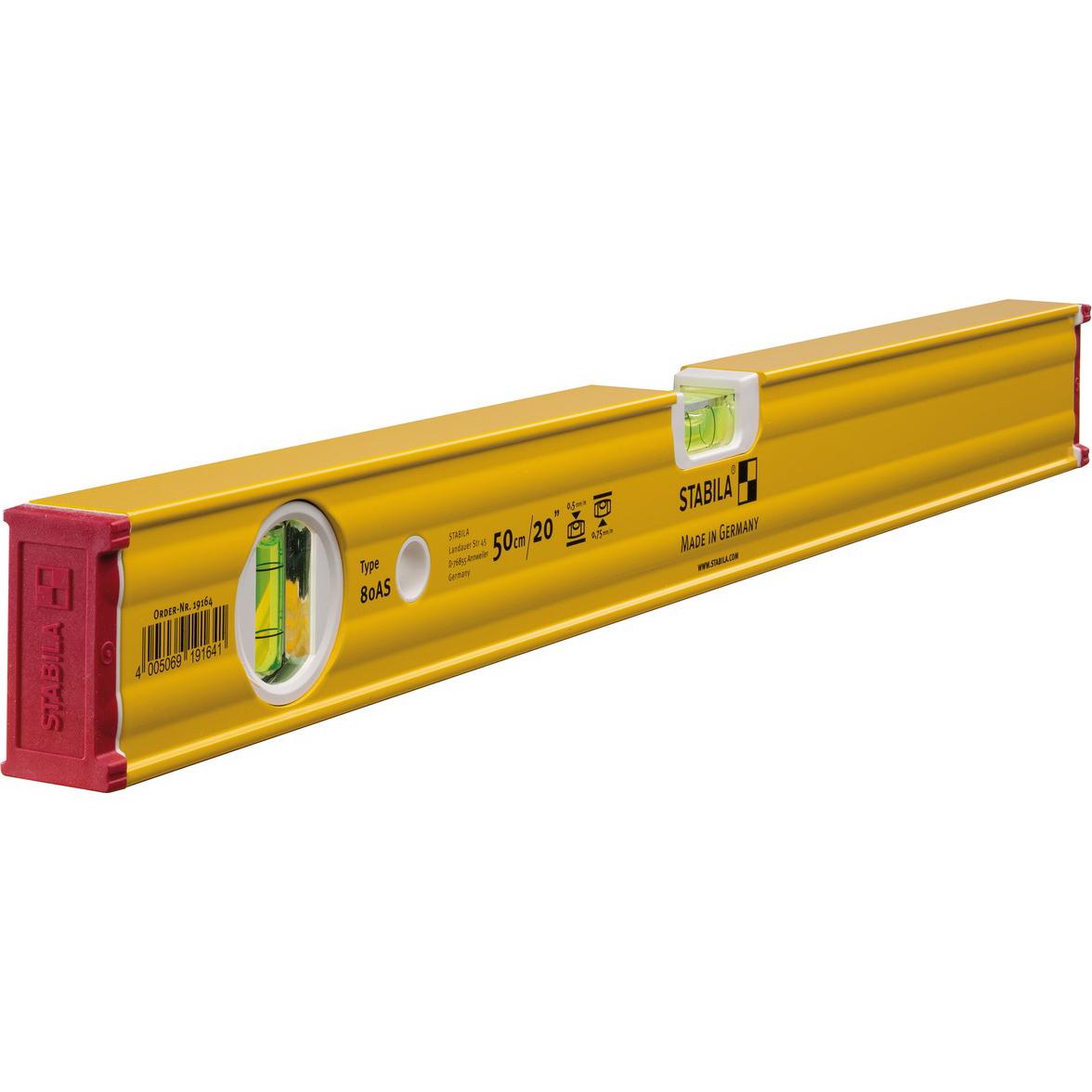 Stabila, Wasserwaage, Wasserwaage Type 80 AS (50 cm)