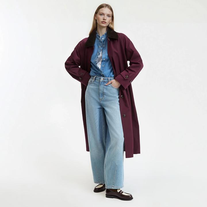 Actual product image La Redoute Collections Langer Trenchcoat mit Knopfverschluss