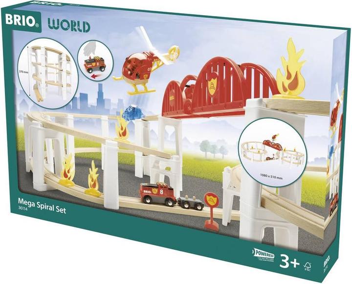 Actual product image Ravensburger BRIO World – 36114 Grosses Spiralenset| Spielzeuglok-Set für Kinder ab 3 Jahren
