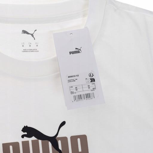 Actual product image Puma GRAPHIC Wording Tee White (M)