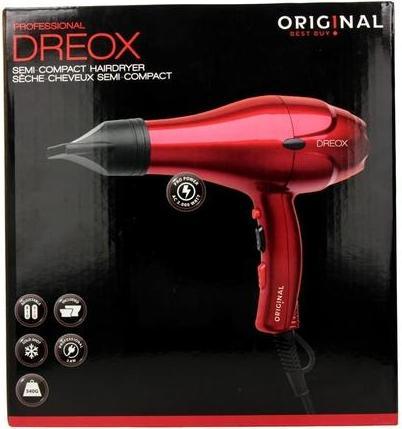 Immagine prodotto Sinelco Asciugacapelli originale Dreox 2000W Rosso