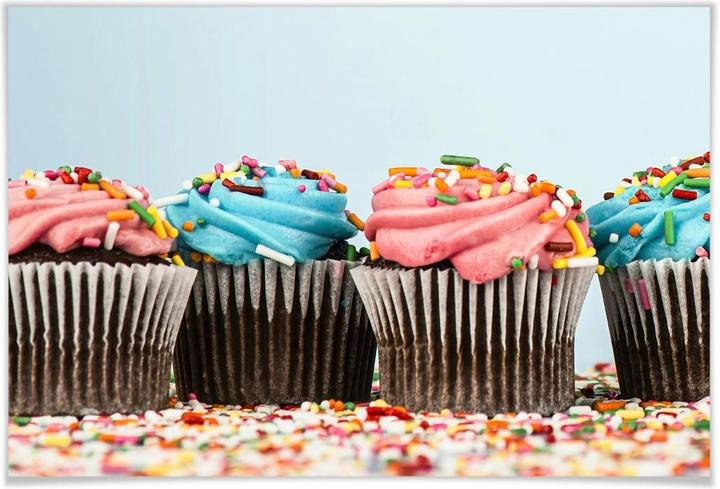 Image du produit Trenddeko Cupcakes de fête (60 x 40 cm)