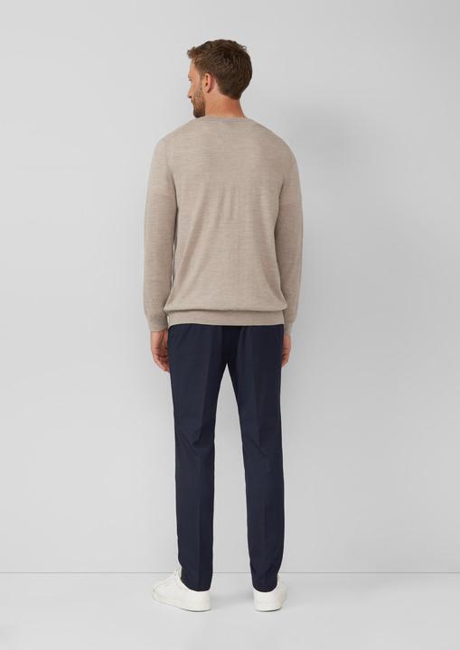 Produktbild s.Oliver Strickpullover Strickpullover aus reiner Merinowolle (M)