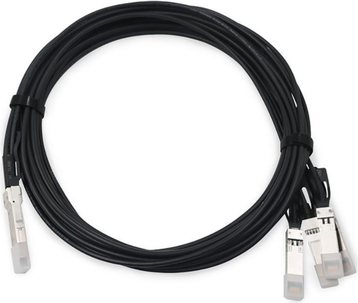 Image du produit Digitus Câble DAC (Direct Attach Copper), 1x QSFP+ 40G vers 4x SFP+, 5 m (CAT6, 5 m)