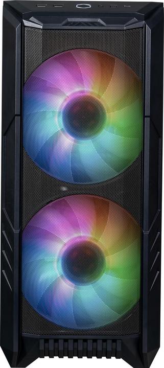 Actual product image Cooler Master HAF 500, Midi Tower, ARGB, Tempered Glass (ATX, mATX, Mini-ITX, E-ATX)