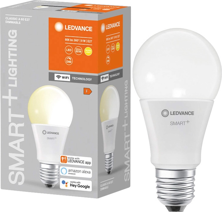 Actual product image Ledvance Classicsic A (E27, 9 W, 806 lm, 1 x, F)