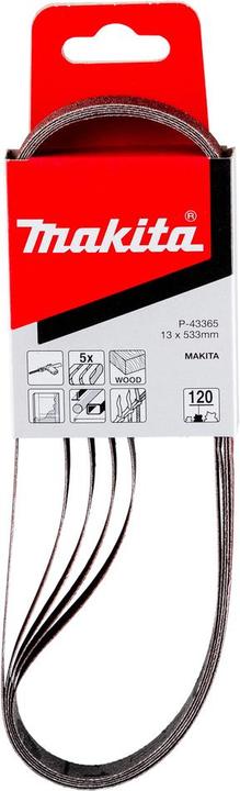 Produktbild Makita Schleifbänder 13 x 533 mm (120)