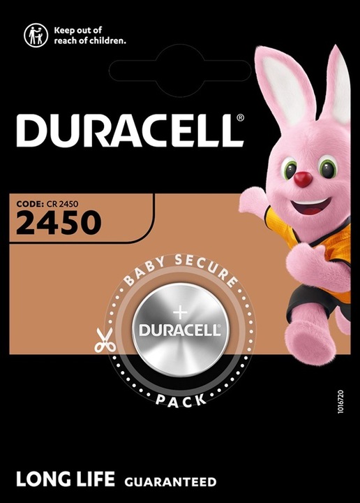 Actual product image Duracell Electronics 2450 (1 pcs., CR2450, 485 mAh)