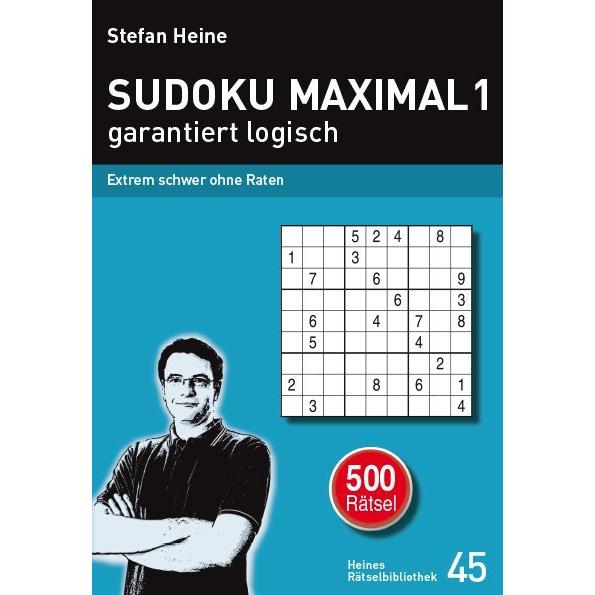 Thumbnail - SUDOKU MAXIMAL 1 - garantiert logisch, Sachbücher von Stefan Heine