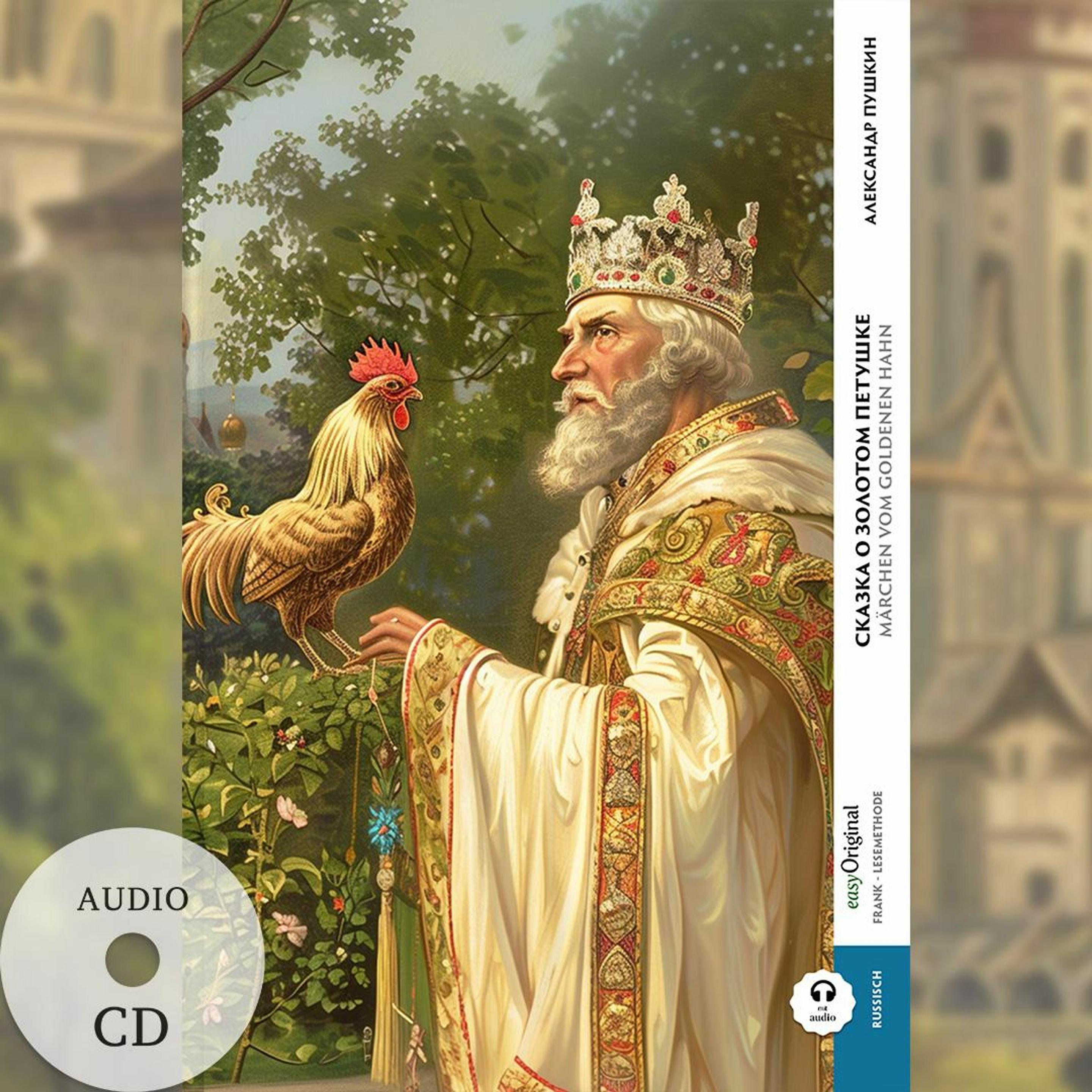 Thumbnail - Skazka o zolotom petuschke / Märchen vom goldenen Hahn (Buch + Audio-CD) - Frank-Lesemethode -, Schulbücher von EasyOrig...