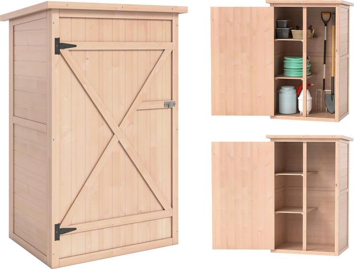 Image du produit Outsunny Abri à outils avec étagères