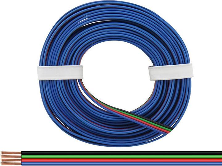 Image du produit Donau LIGNE VIERLING 0,25 mm² / 10m RGB-LED (10 m)