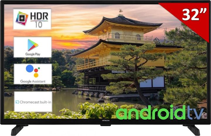 Actual product image Hitachi 32HAE2351 TV (32") HD Smart TV Wi-Fi Black (32", LED, HD)