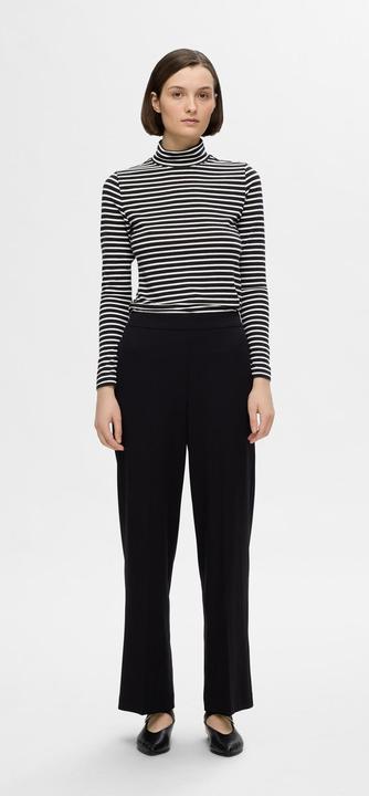Image du produit Selected Femme Gestreiftes Oberteil mit langen Ärmeln (L)