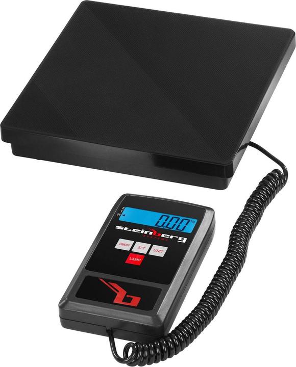 Produktbild Steinberg Paketwaage Plattformwaage Präzisionswaage Tischwaage Digitalwaage 100 kg/10g LCD