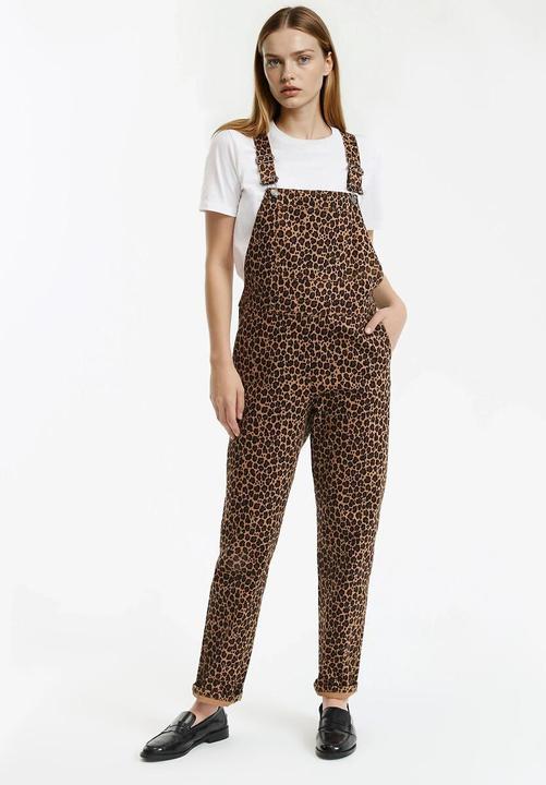 Produktbild La Redoute Collections Latzhose mit Leoprint (42)