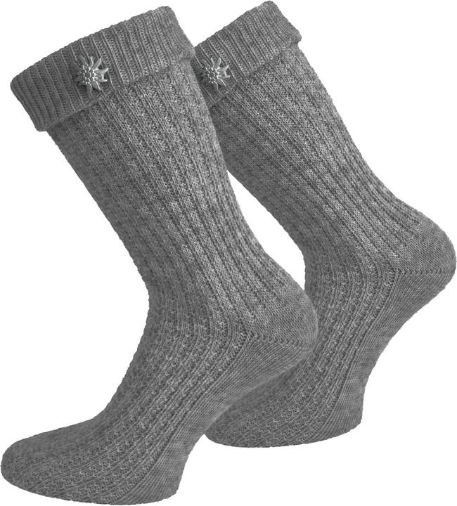 Produktbild Normani Trachtensocken mit Edelweiss-Pin (Einzelpack, 35 - 38)