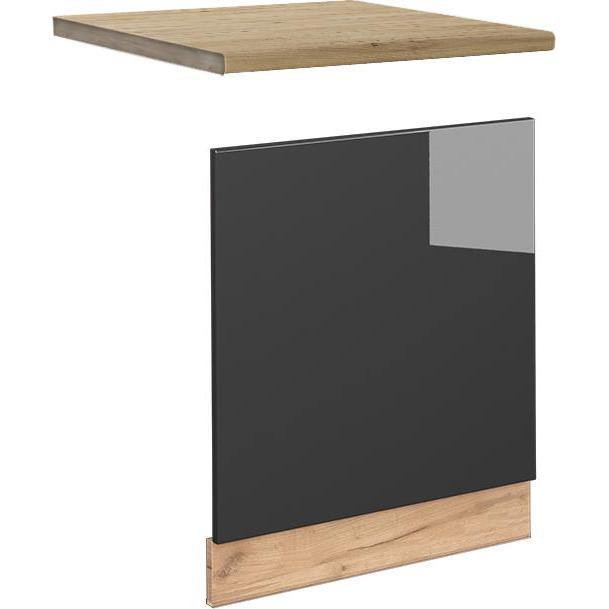 Vicco Frontblende Fame-Line, Geschirrspüler Zubehör, Grau