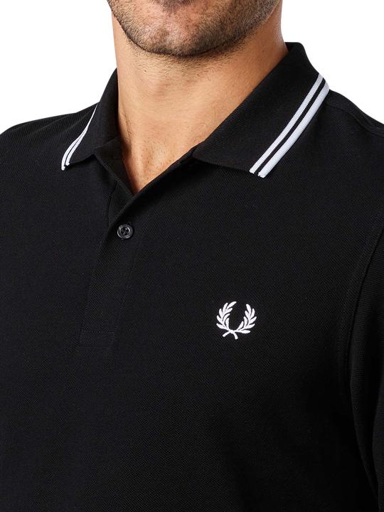 Immagine prodotto Fred Perry Polo Twin Tipped a manica lunga nera (XXL)