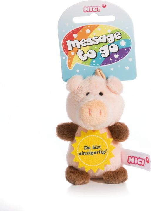 Actual product image NICI Keychain "You are unique