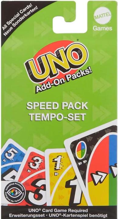Produktbild Mattel UNO Erweiterungsset Tempo-Set (Englisch)