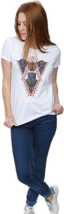 Produktbild Black Panther Tribal Heads TShirt aus Baumwolle (L)