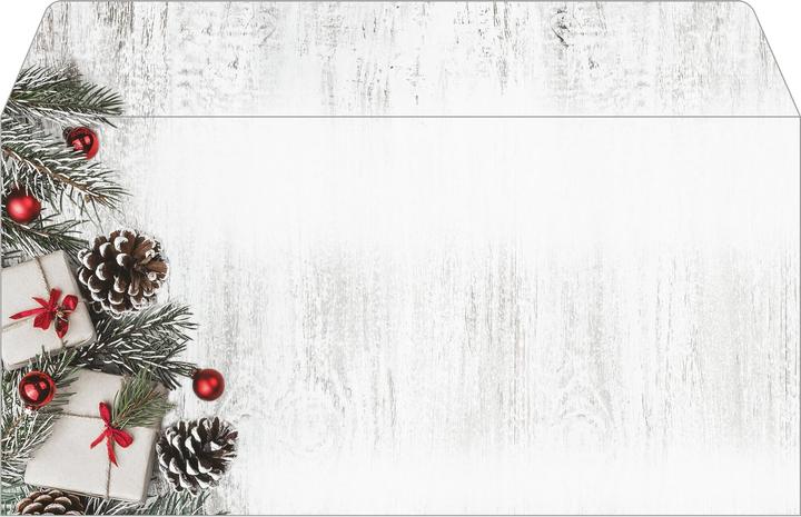 Sigel Weihnachts-Umschlag (110 x 220 mm, 50x)