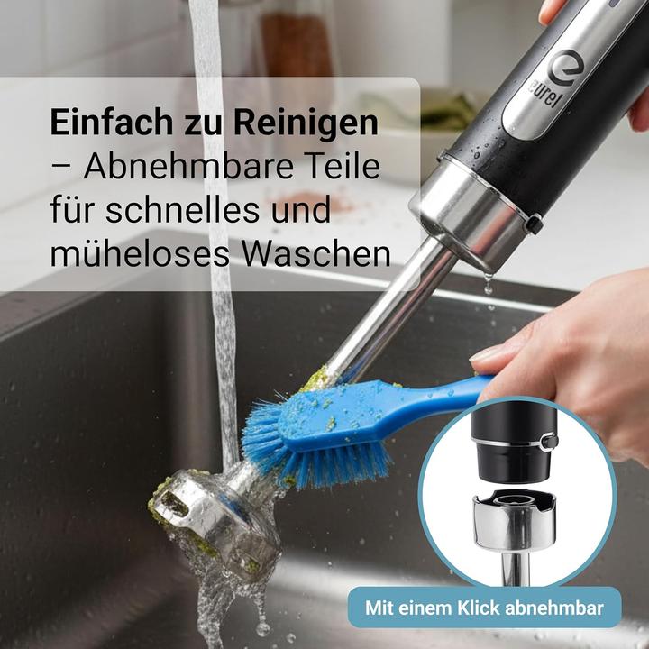 Produktbild Eurel Akku Stabmixer-Set mit Zubehör