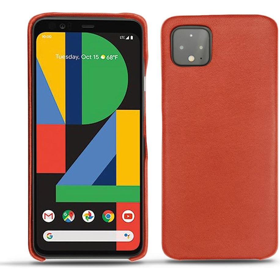 Noreve Lederschutzhülle (Google Pixel 4), Smartphone Hülle, Orange