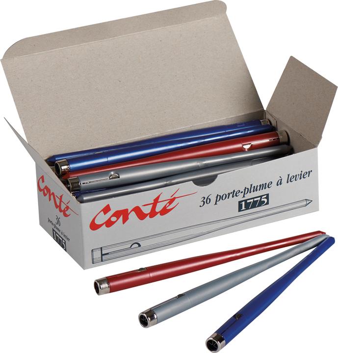 Image du produit Bic Porte-plume Atome (Bleu, Gris, Rouge, 36x)