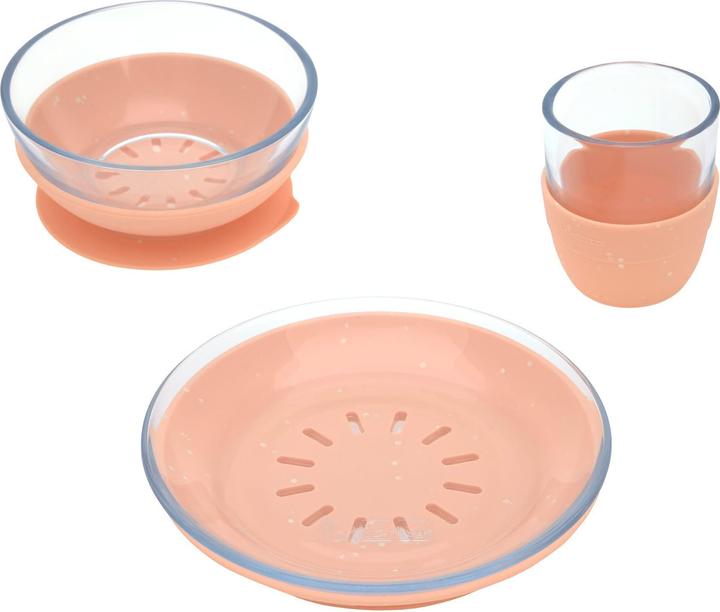 Produktbild Lässig Kindergeschirr-Set mit Silikonuntersatz